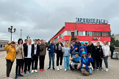 15 победителей проекта «Встреча поколений» отправились в путешествие в Архангельск