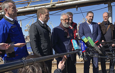 Артур Чилингаров принял участие в запуске новой платформы «Северный полюс»